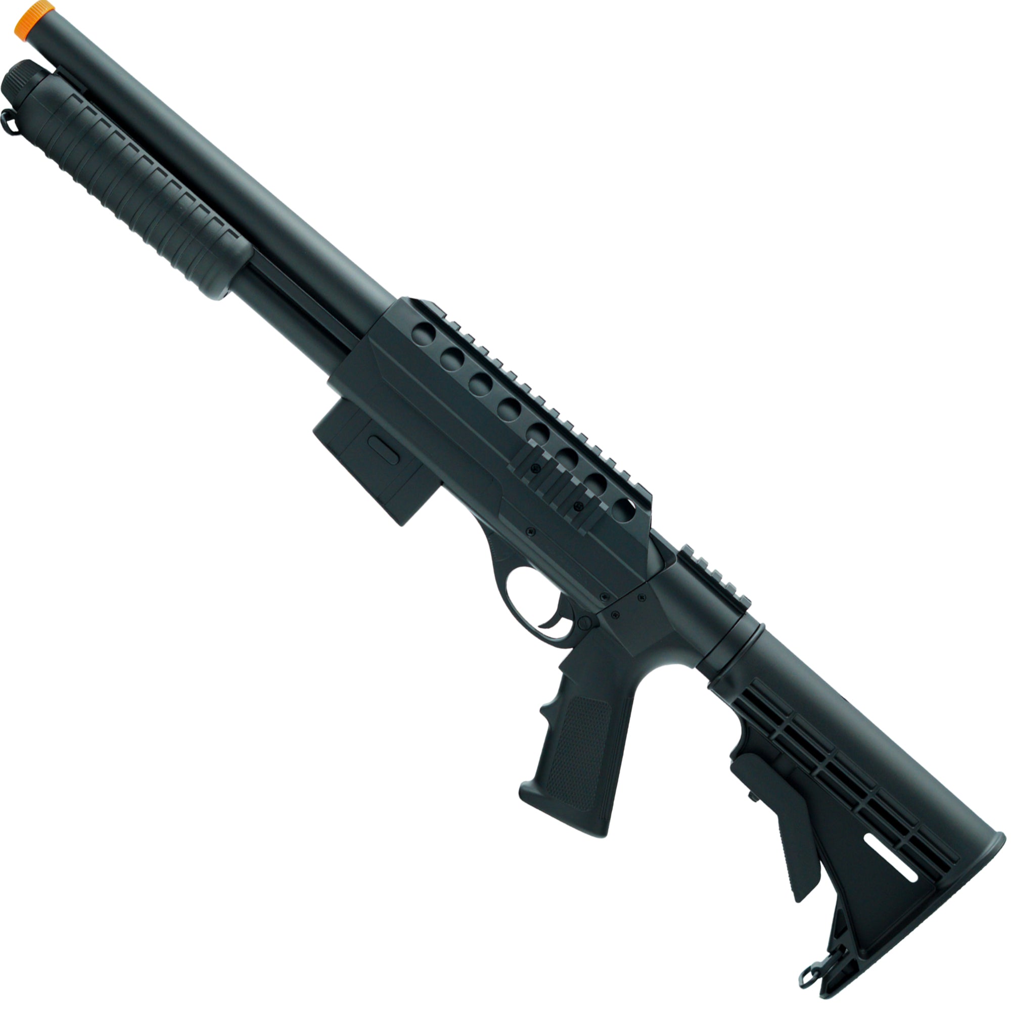 Double Eagle Airsoft Shotgun Pump Action Spring Powered - M309
