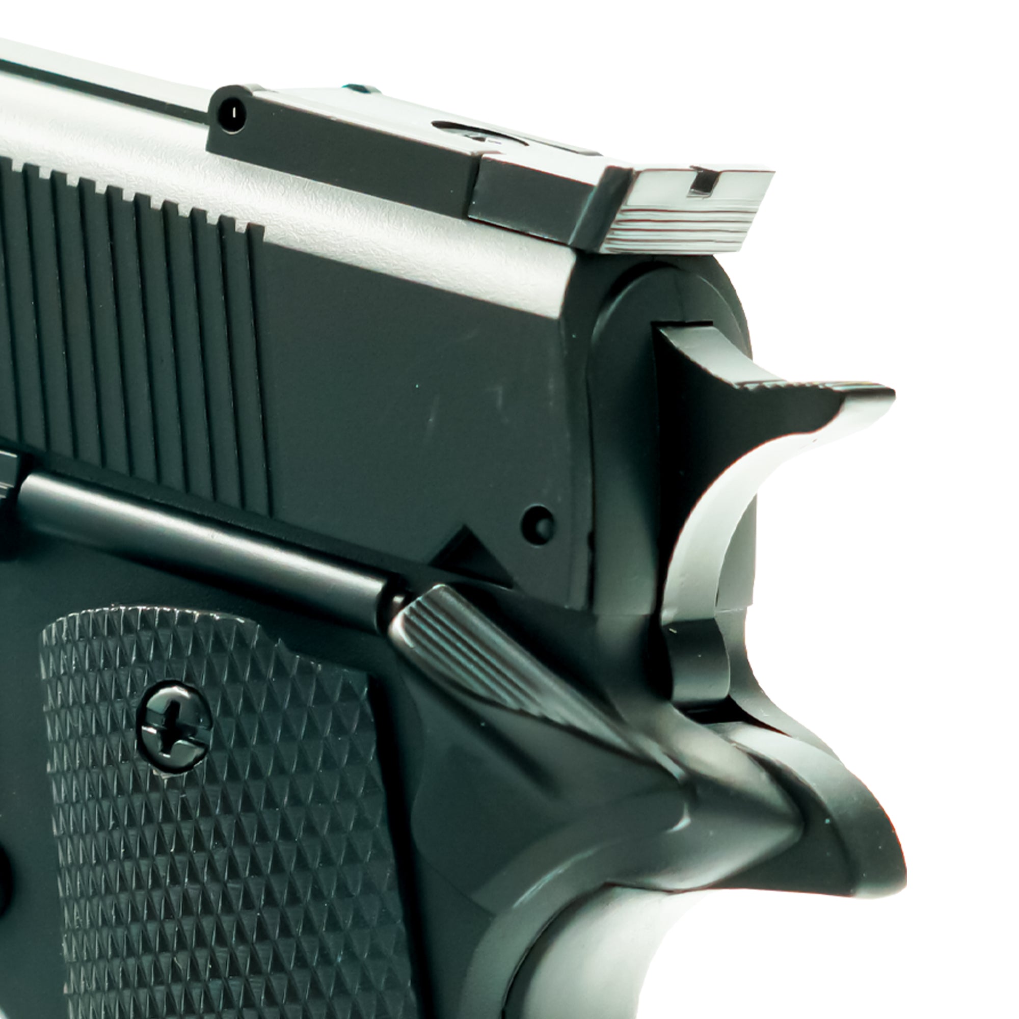 HFC Gas Powered Non-Blowback Airsoft Pistol Black - HG-123-B