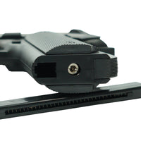 HFC Gas Powered Non-Blowback Airsoft Pistol Black - HG-123-B