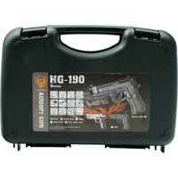 HFC Gas Powered Revolver/ 6 Pack Shells Black