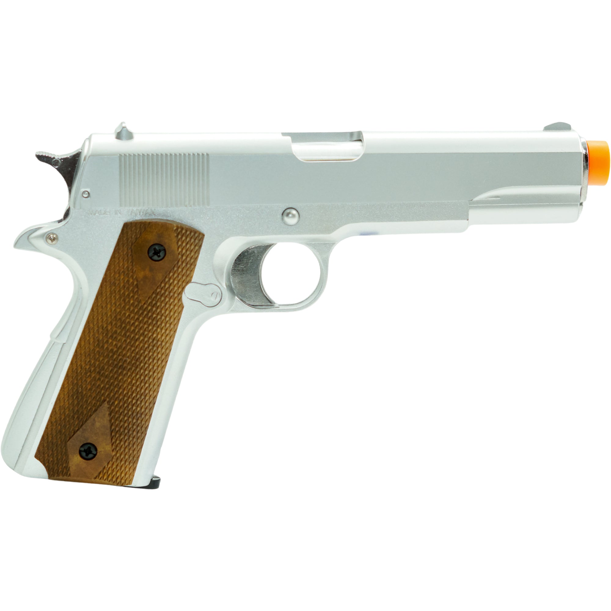 HFC Gas Powered Non-Blowback Airsoft Pistol Silver - HG-121-S