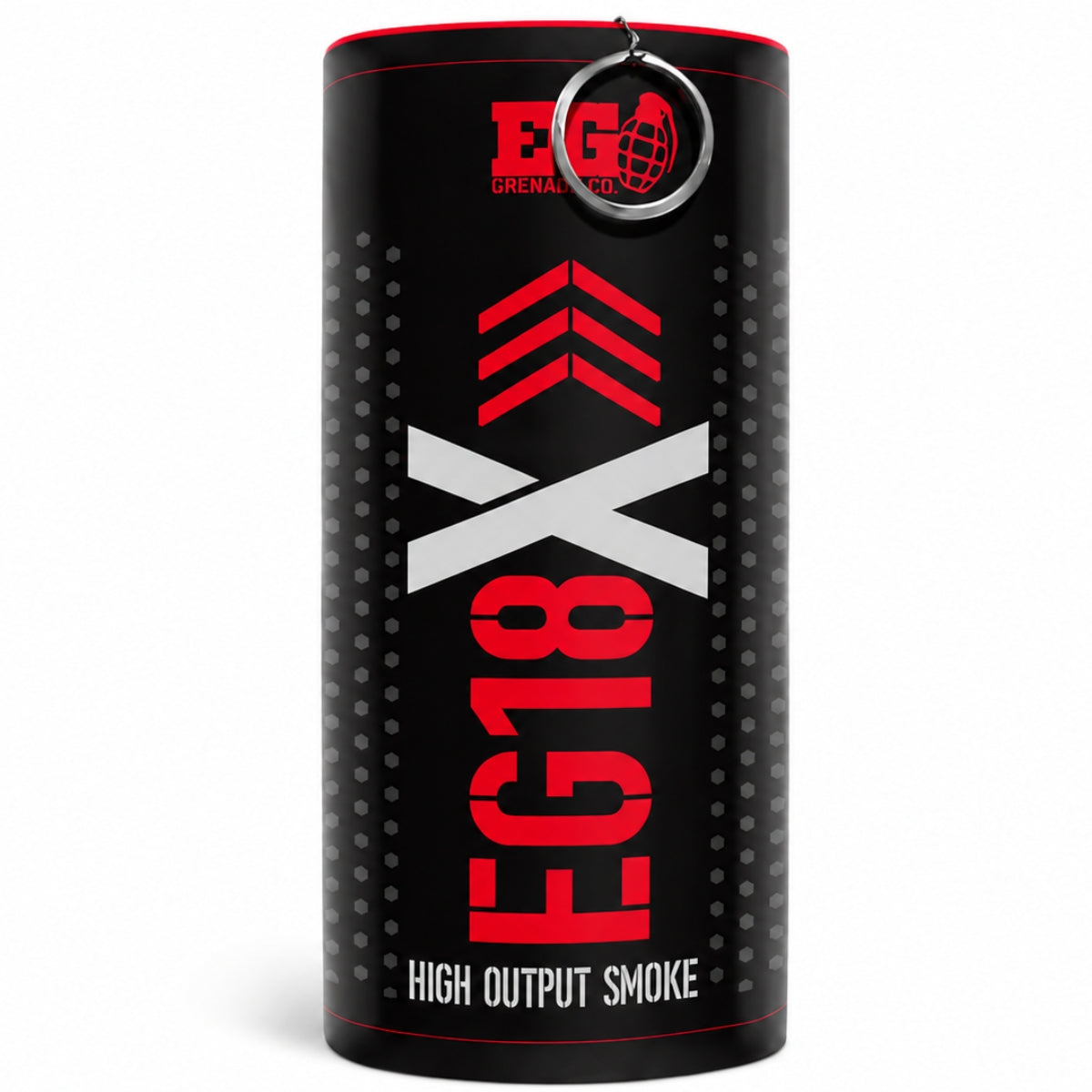 Enola Gaye Extreme Output Airsoft Wire Pull Large Smoke Grenade - EG18X-Red