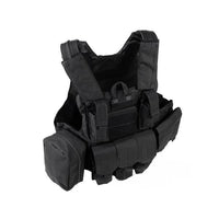 CIRAS MAR SPECIAL FORCE OPERATION TACTICAL VEST 600D – BLACK – VE-01-BK