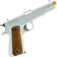 HFC Gas Powered Non-Blowback Airsoft Pistol Silver - HG-121-S