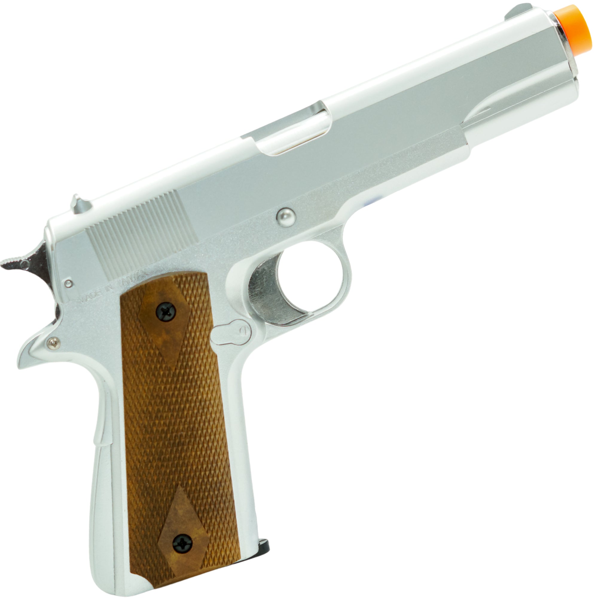 HFC Gas Powered Non-Blowback Airsoft Pistol Silver - HG-121-S