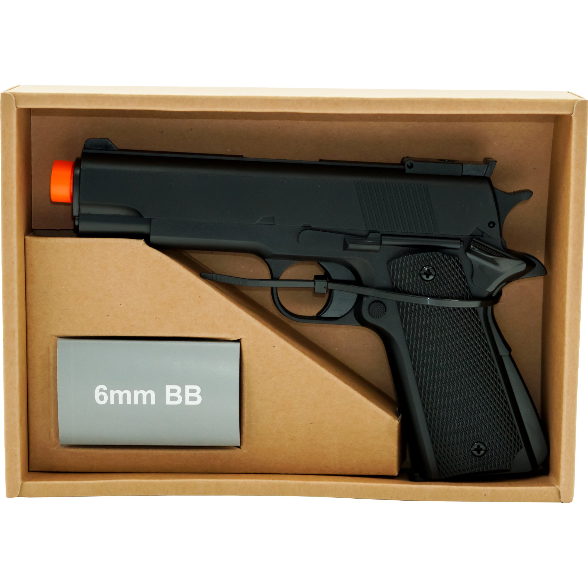 HFC Gas Powered Non-Blowback Airsoft Pistol Black - HG-123-B