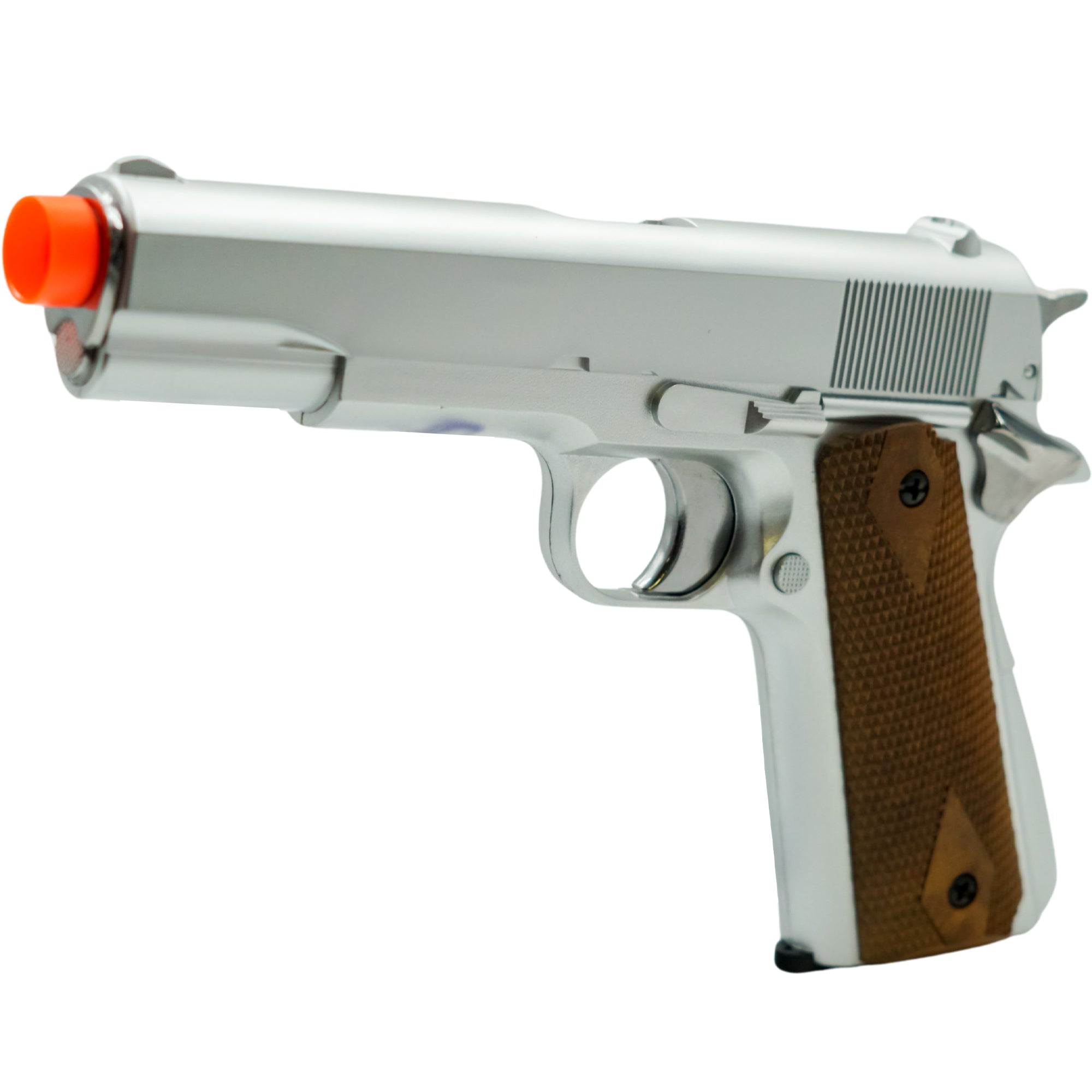 HFC Gas Powered Non-Blowback Airsoft Pistol Silver - HG-121-S