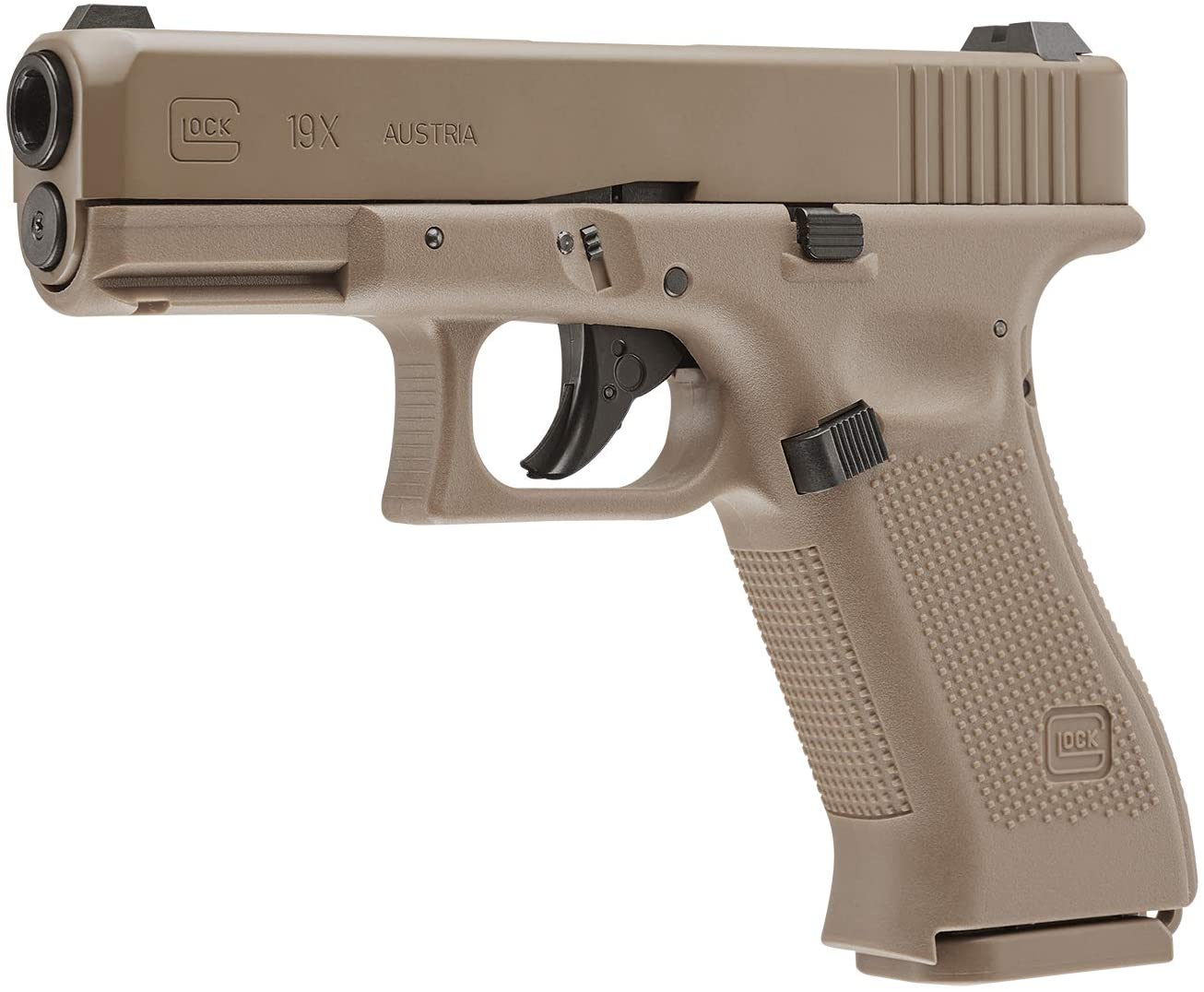Glock G19X .177 4.5mm Coyote CO2 Half Blowback Air Pistol – 2255212