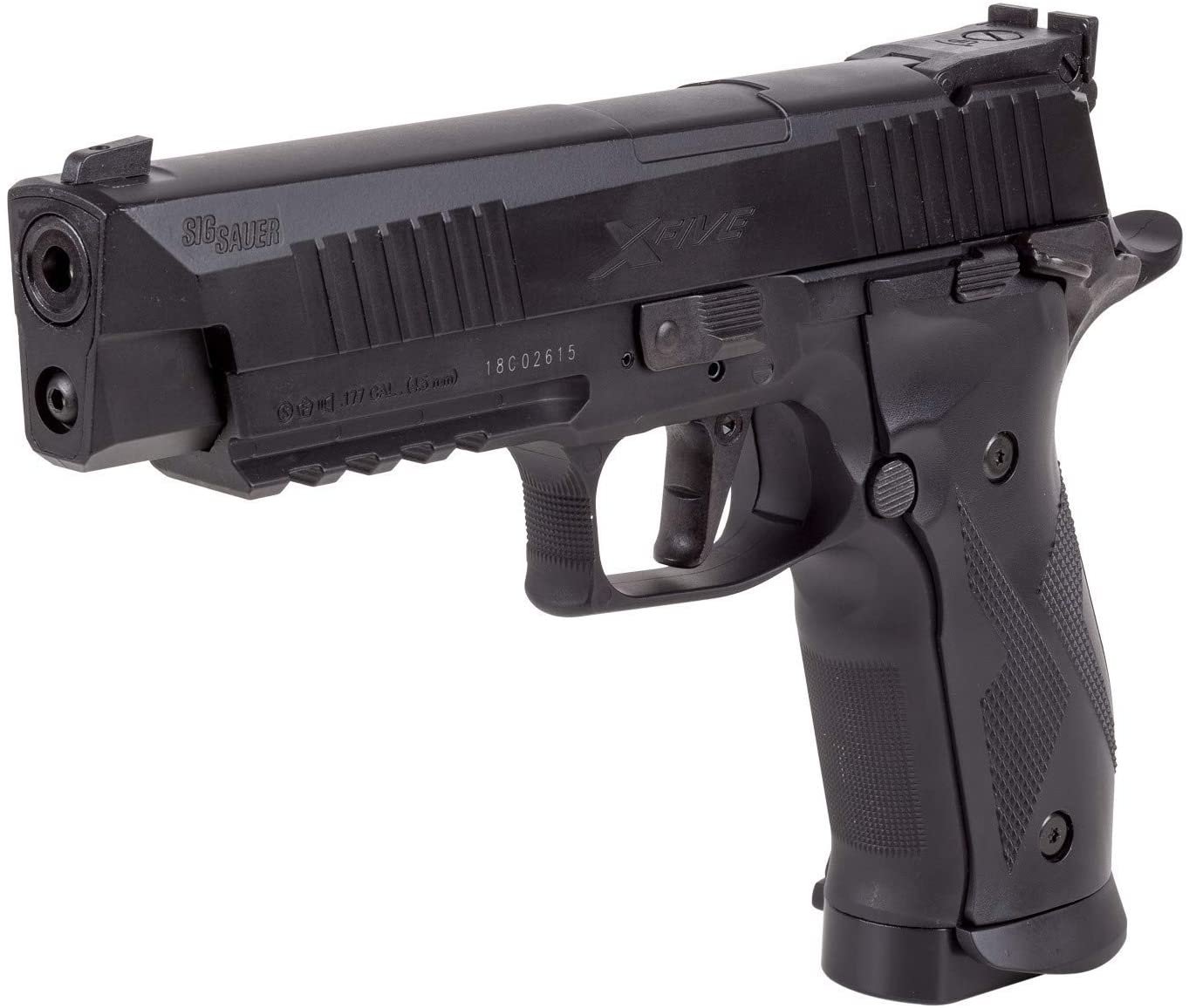 Sig Sauer X-Five Air Pistol CO2 Powered Blowback – AIR-X5-177-BLK
