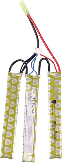 ELITE FORCE 11.1V LIPO 1200 MAH 15C TRI-PANEL BATTERY W/TAMIYA CONNECTION 2211148