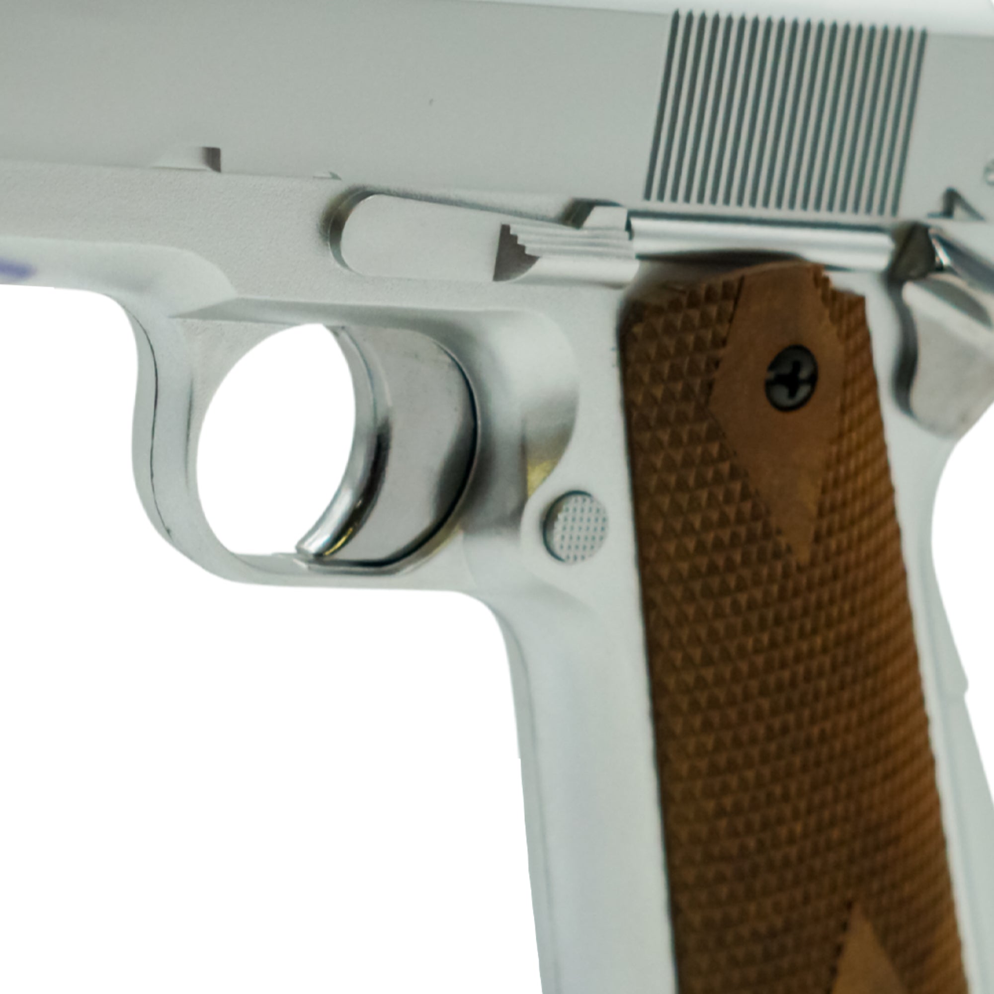 HFC Gas Powered Non-Blowback Airsoft Pistol Silver - HG-121-S