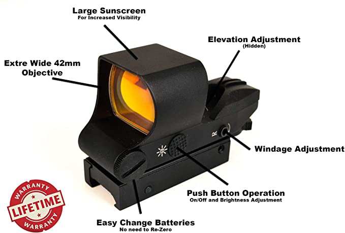 Multi Reticle Red Dot Sight