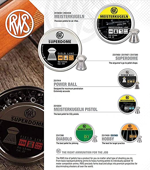 RWS DIABLO .177 300 AIR GUN AMMO 2317398