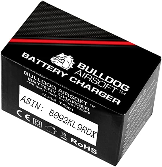 BULLDOG AIRSOFT SMART COMPACT CHARGER FOR NIMH/NICD FOR 8.4V-9.6V BATTERY PACKS – JLC-001 – TX001