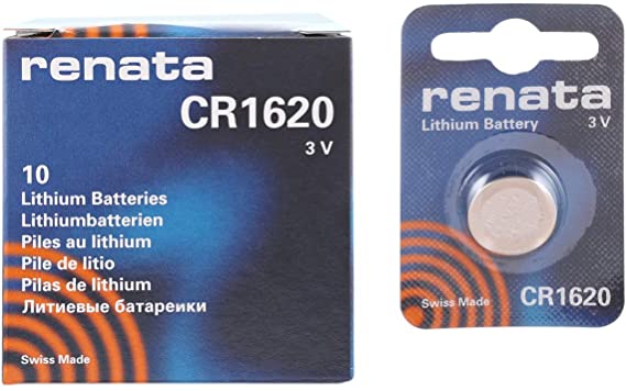 Renata CR1620 3V Silver Coin Battery CR1620