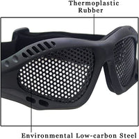 AIRSOFT MESH SAFETY GOGGLES – BLACK – MA-02-BK