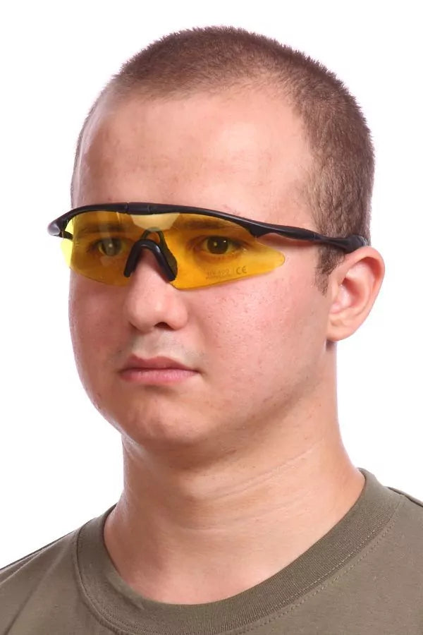 Comfortable Colorful Goggles Yellow MA-70-BK-Y