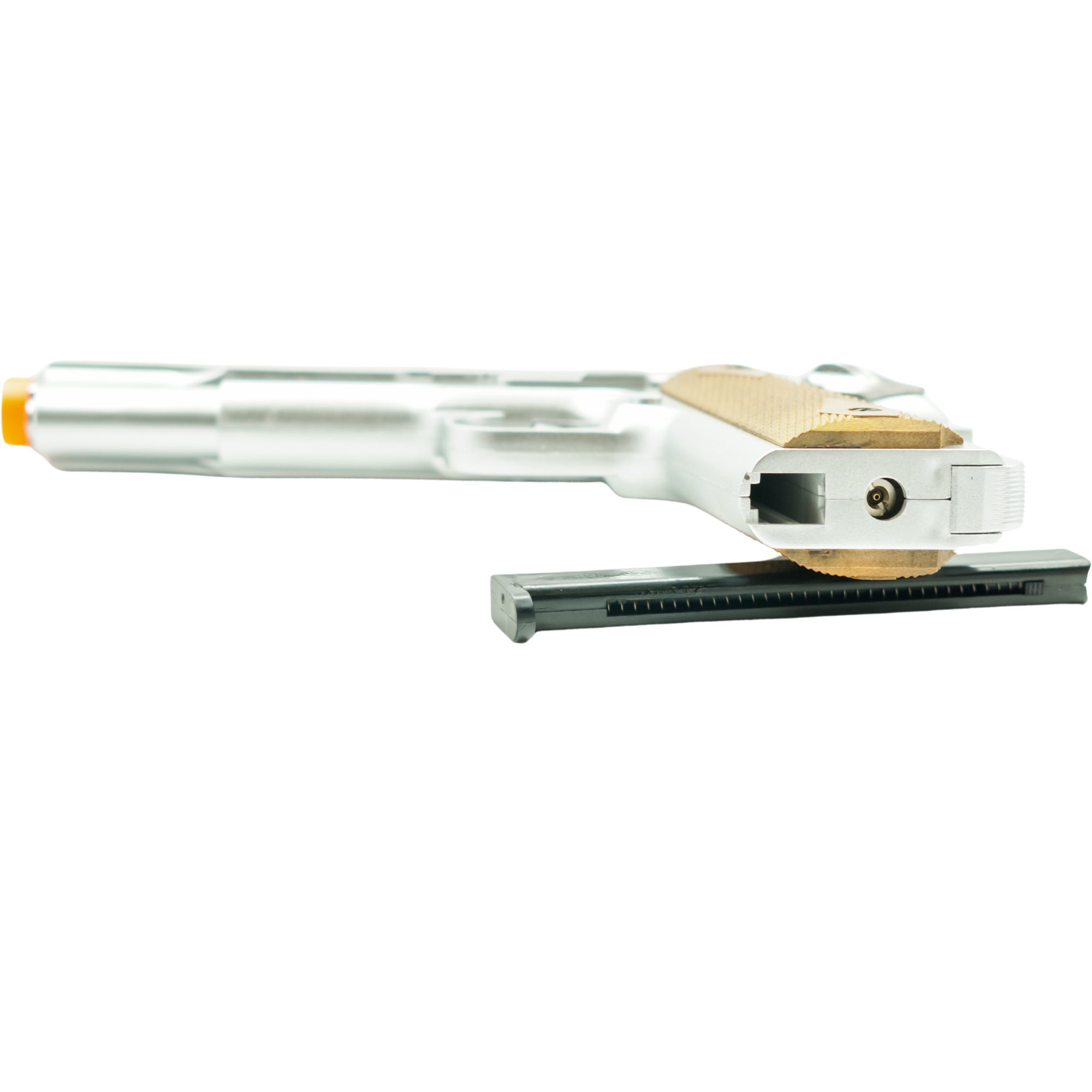 HFC Gas Powered Non-Blowback Airsoft Pistol Silver - HG-121-S