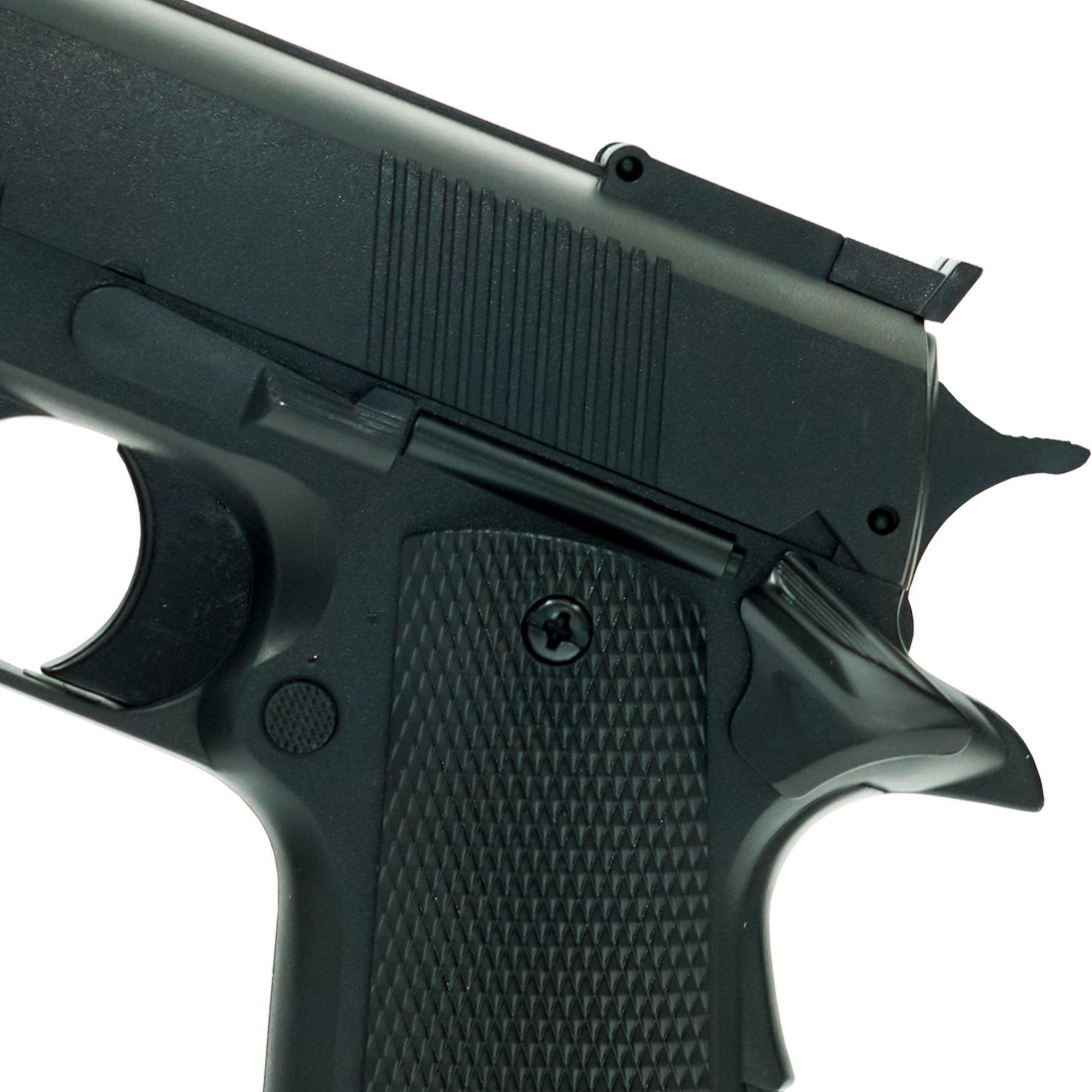 HFC Gas Powered Non-Blowback Airsoft Pistol Black - HG-123-B