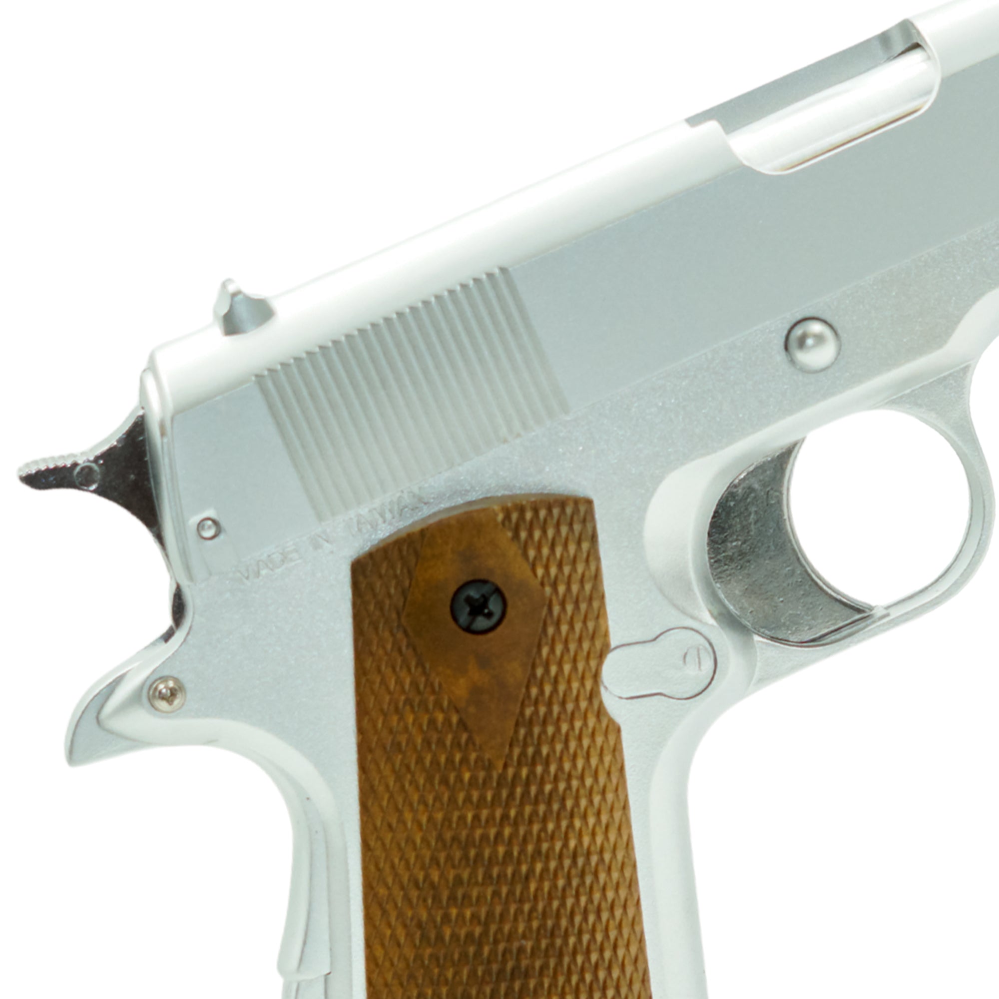 HFC Gas Powered Non-Blowback Airsoft Pistol Silver - HG-121-S