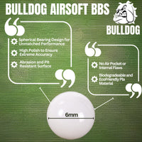 Bulldog 6mm Airsoft BBs Gun Ammo Gun Pellets & Ammunition