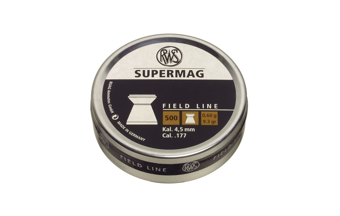 RWS SUPERMAG FIELD LINE .177 CAL PELLETS – 500 COUNTS BLISTER – 2315042 2