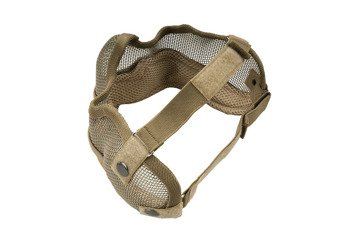 V2 Guardian Half Face Airsoft Mask Tan MA-10-T