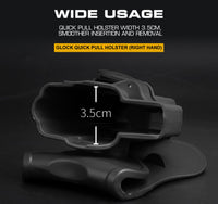 WoSport Glock Quick Pull Airsoft Holster Black