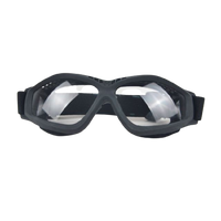 SHOOTING PROTECTIVE GOGGLE(GLASSES MODEL)(ADAPT TO FAST HELMET)MA-76-BK