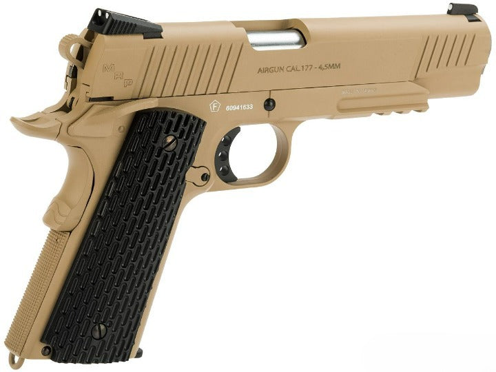 Swiss Arms SA 1911 MRP CO2 Powered Blowback 4.5mm Air Pistol (Air Gun) (Color: Tan) 288507