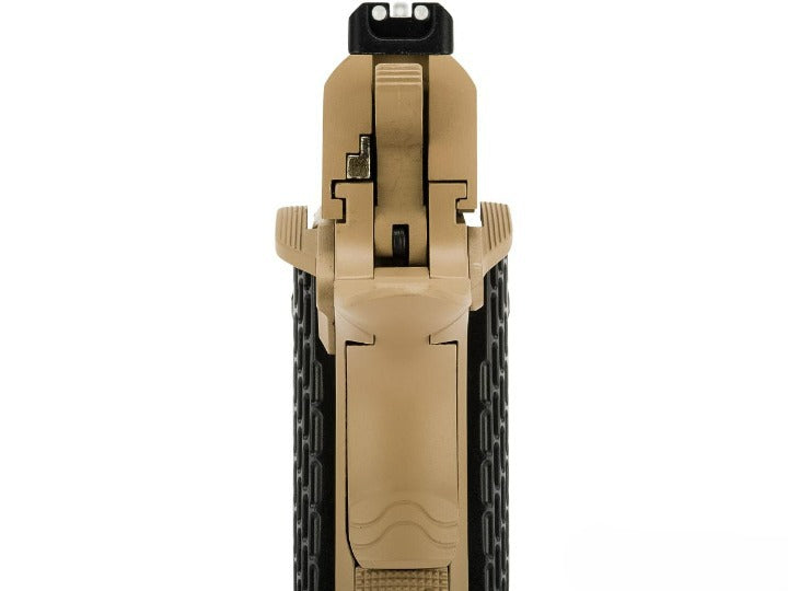 Swiss Arms SA 1911 MRP CO2 Powered Blowback 4.5mm Air Pistol (Air Gun) (Color: Tan) 288507