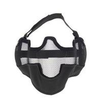 V2 Guardian Half Face Protection Airsoft Mask Black MA-10-BK