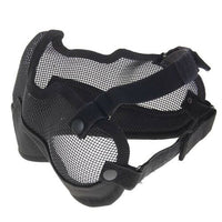 V2 Guardian Half Face Protection Airsoft Mask Black MA-10-BK