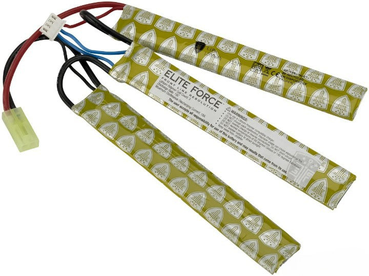 ELITE FORCE 11.1V LIPO 1200 MAH 15C TRI-PANEL BATTERY W/TAMIYA CONNECTION 2211148 $17.50
