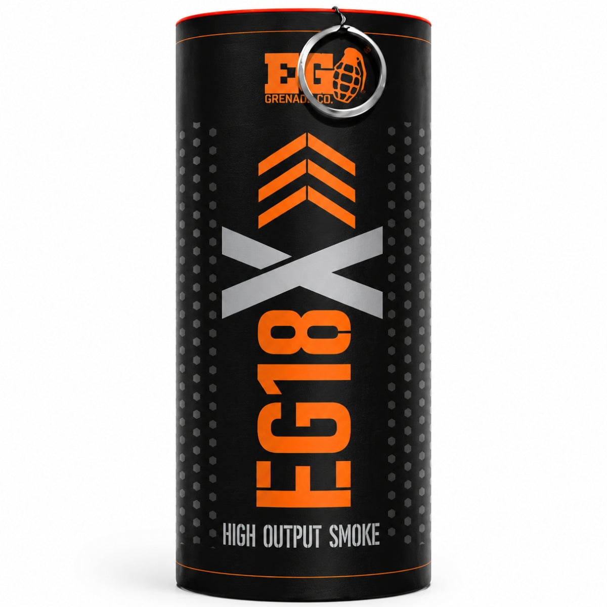Enola Gaye Extreme Output Airsoft Wire Pull Large Smoke Grenade - EG18X-Orange
