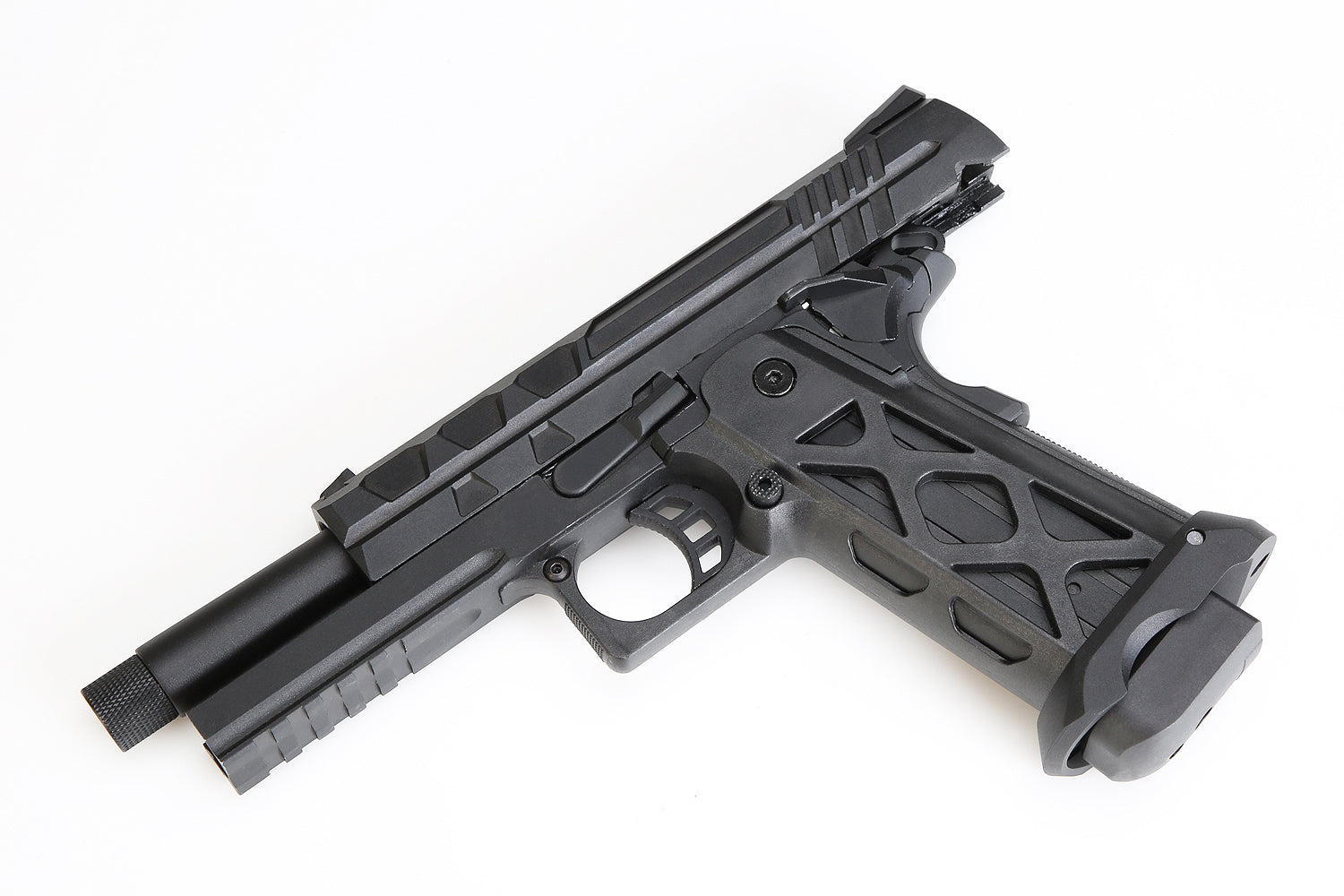 SRC TARTARUS MK II THREADED BARREL GAS BLOWBACK AIRSOFT PISTOL &#8211; GB-0762X-EX