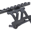 5KU Aluminum Custom Optic Rail Mount for Hi-Capa Series Gas Airsoft Pistols - Black