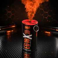 Enola Gaye Extreme Output Airsoft Wire Pull Large Smoke Grenade - EG18X-Orange