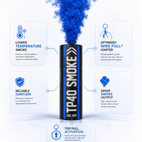 Enola Gaye Top Pull Smoke Grenade Blue - TP40-Blue