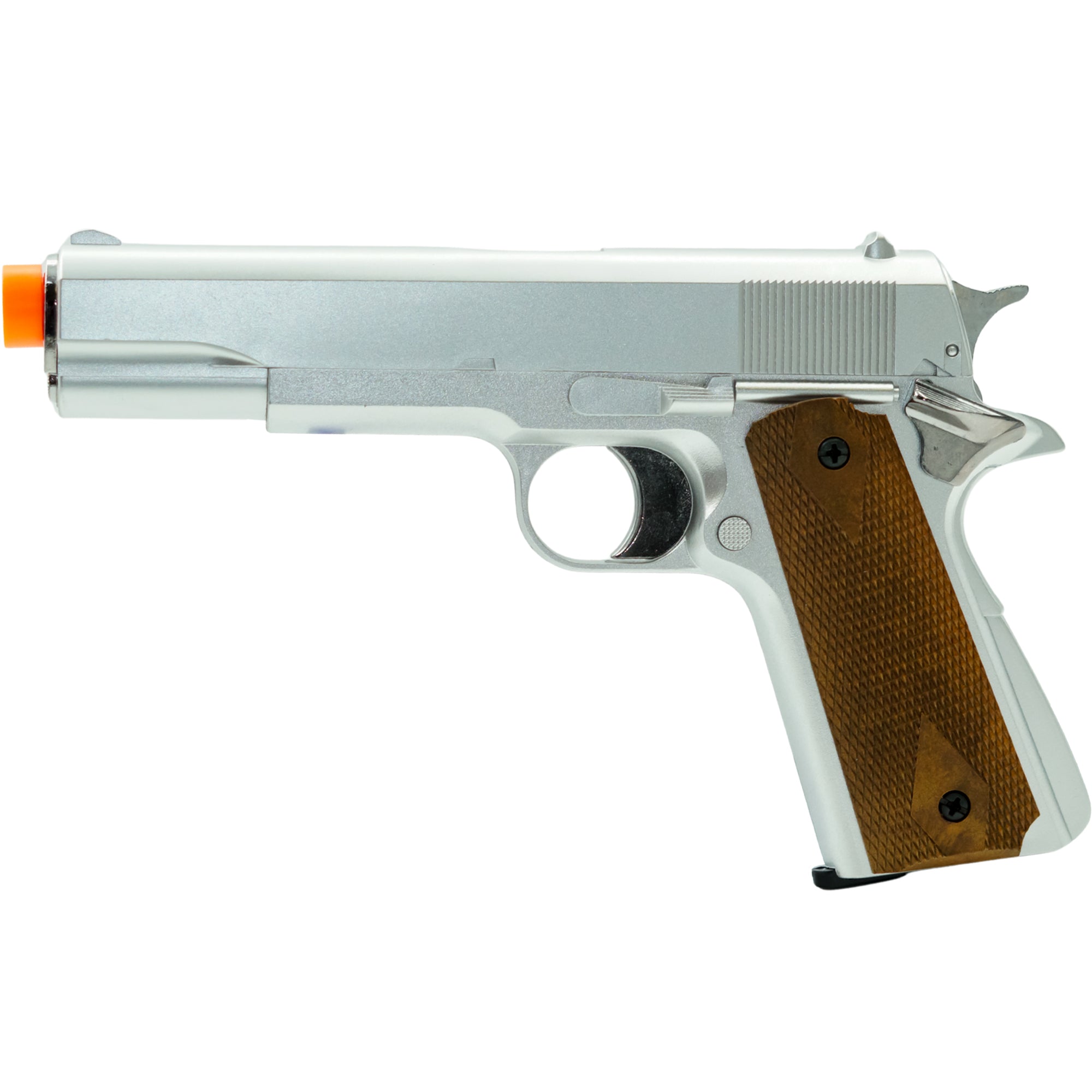 HFC Gas Powered Non-Blowback Airsoft Pistol Silver - HG-121-S