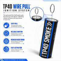 Enola Gaye Top Pull Smoke Grenade Blue - TP40-Blue