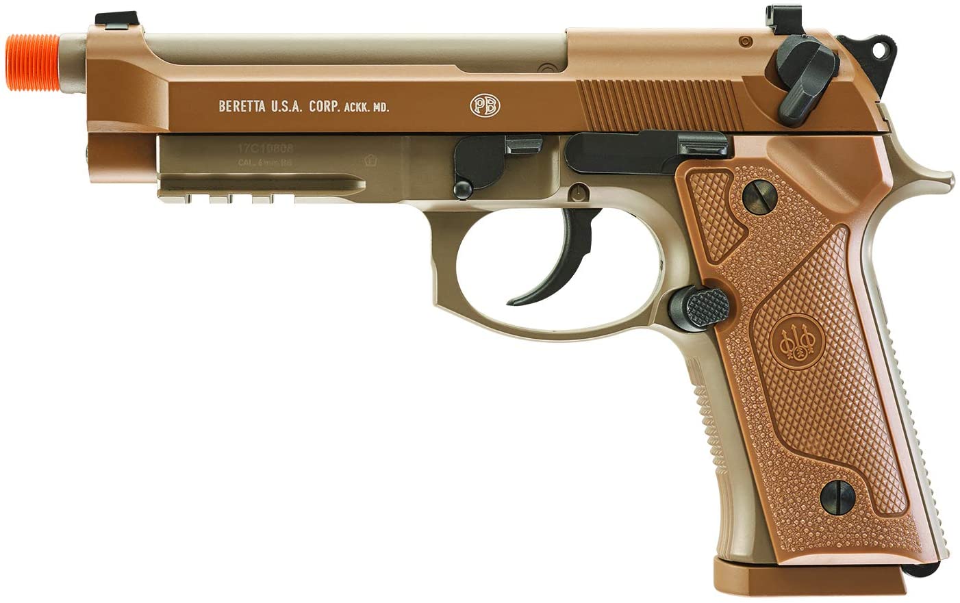 BERETTA M9A3 AIRSOFT PISTOL CO2 BLOWBACK SEMI/FULL AUTO – 6MM – TAN 2274310