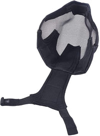 AIRSOFT FENCING SAFETY MESH MASK FULL FACE AND EARS PROTECTION BLACK MA-19-BK