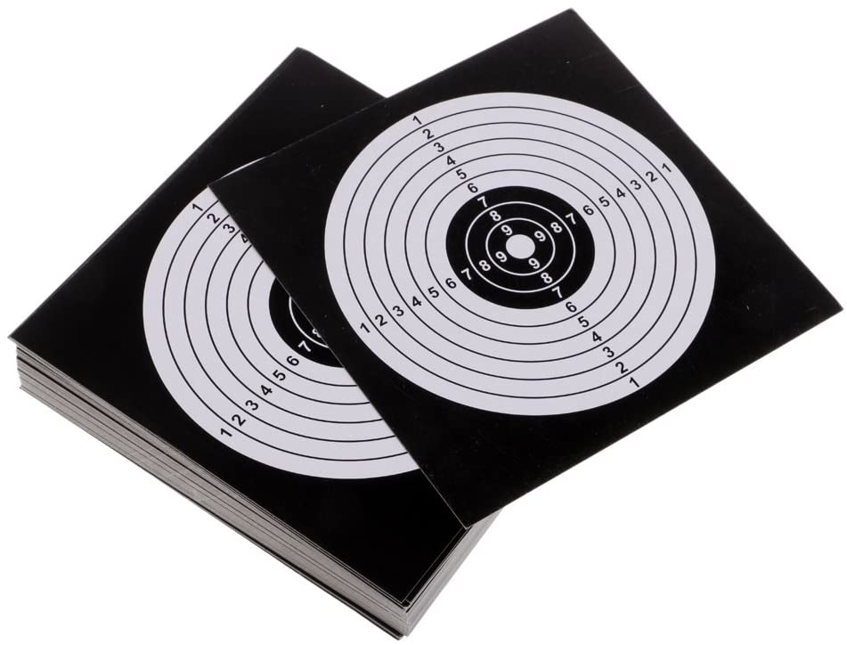 100 Card Targets Black TG-ACC-01-BK