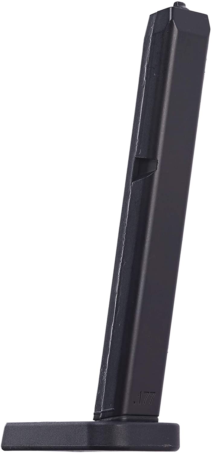 Umarex 15 Rounds Extra/Spare Magazine for Glock 19 Airgun Pistol CO2 NBB 0.177 Cal 4.5mm Steel BBs &#8211; 2255201