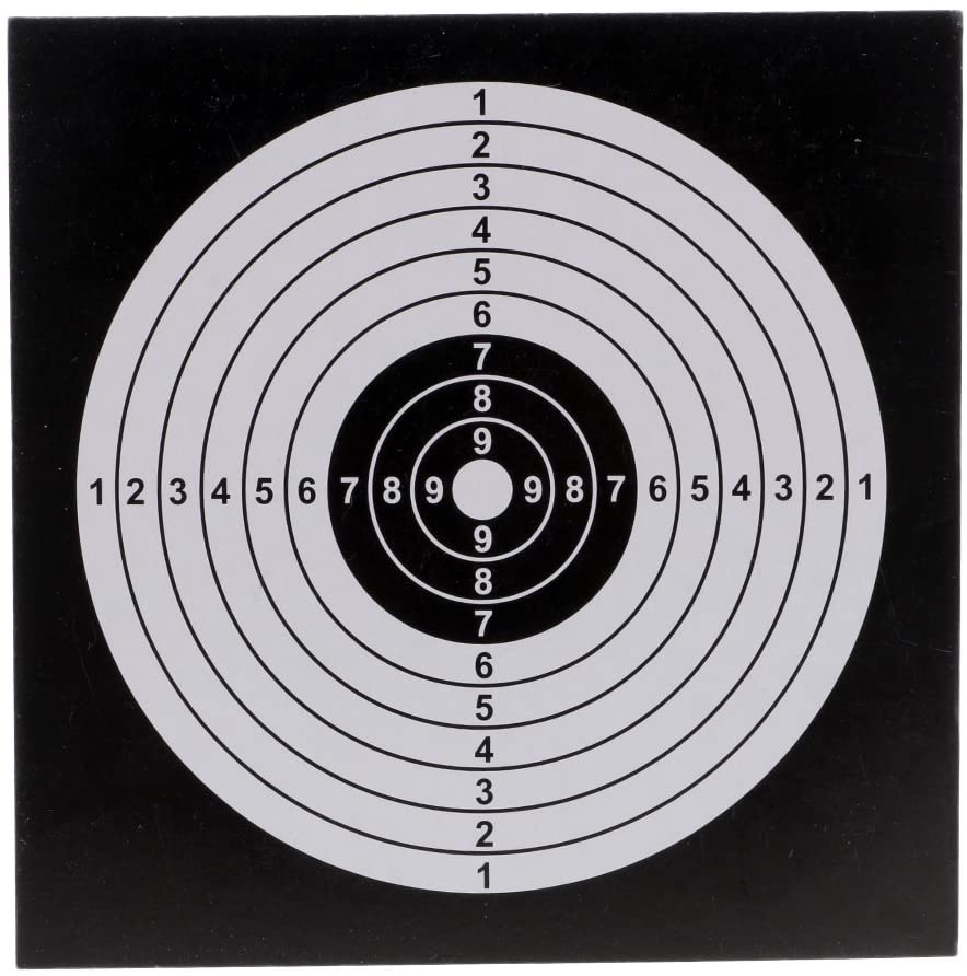 100 Card Targets Black TG-ACC-01-BK