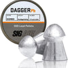 Sig Sauer .177 Caliber Dagger Domed Lead 10.03gr Pellets 500 CT Blister - AIR-AMMO-DPB-177