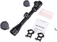 PRO RIFLE SCOPE WITH DUAL RED/GREEN ILLUMINATED WITH SCOPE MOUNT &#8211; 3-9x40EG