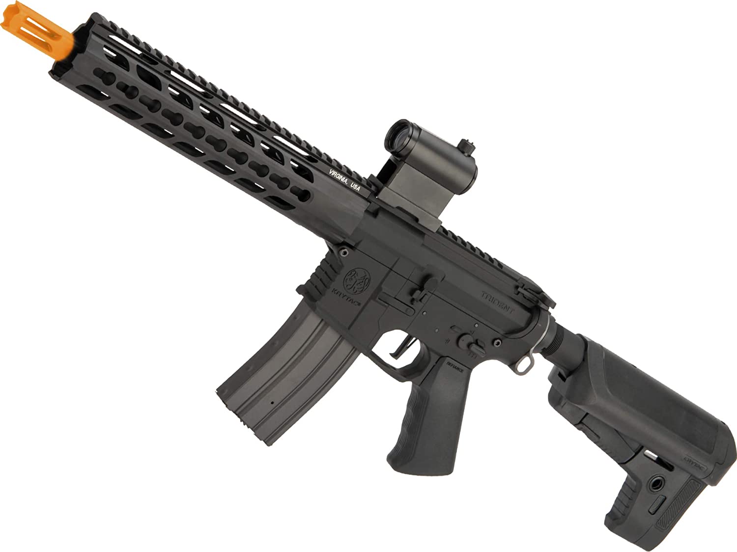 KRYTAC TRIDENT MK2 CRB KEYMOD M4 AEG AIRSOFT RIFLE &#8211; Black