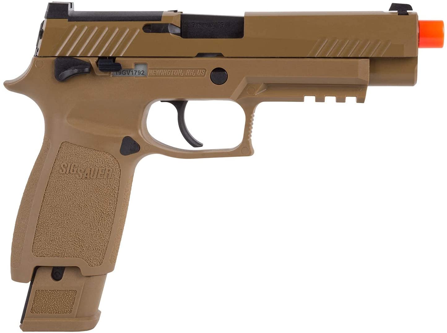 SIG SAUER PROFORCE M17 GAS AIRSOFT PISTOL TAN &#8211; AIR-PF-M17-GG